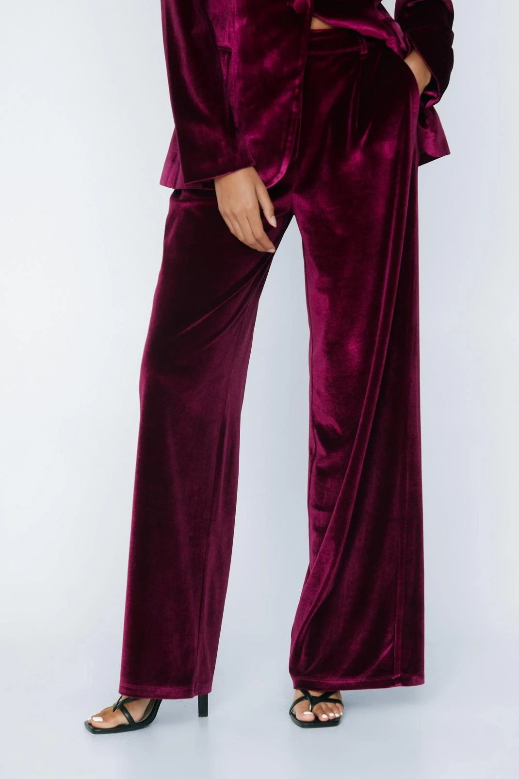 Velvet Tailored Pants - Image 5