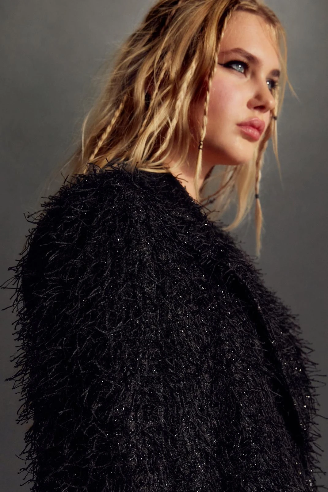 Premium Tassle Fabric Blazer