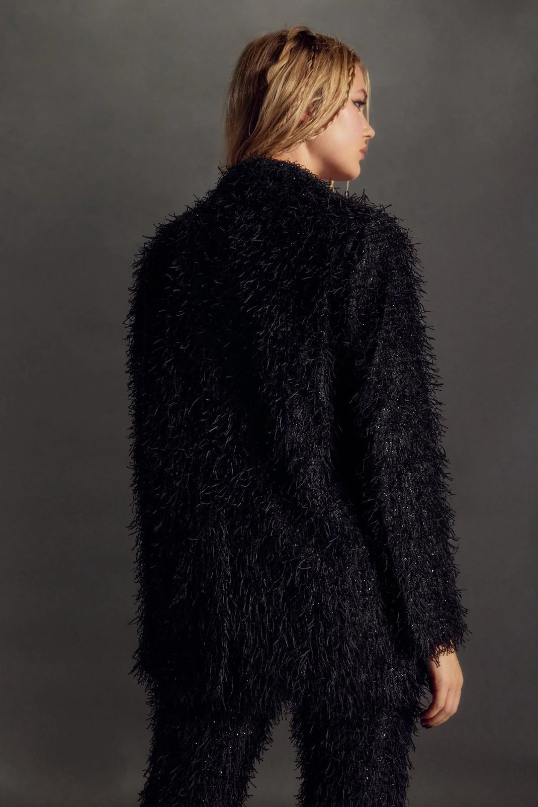 Premium Tassle Fabric Blazer - Image 3