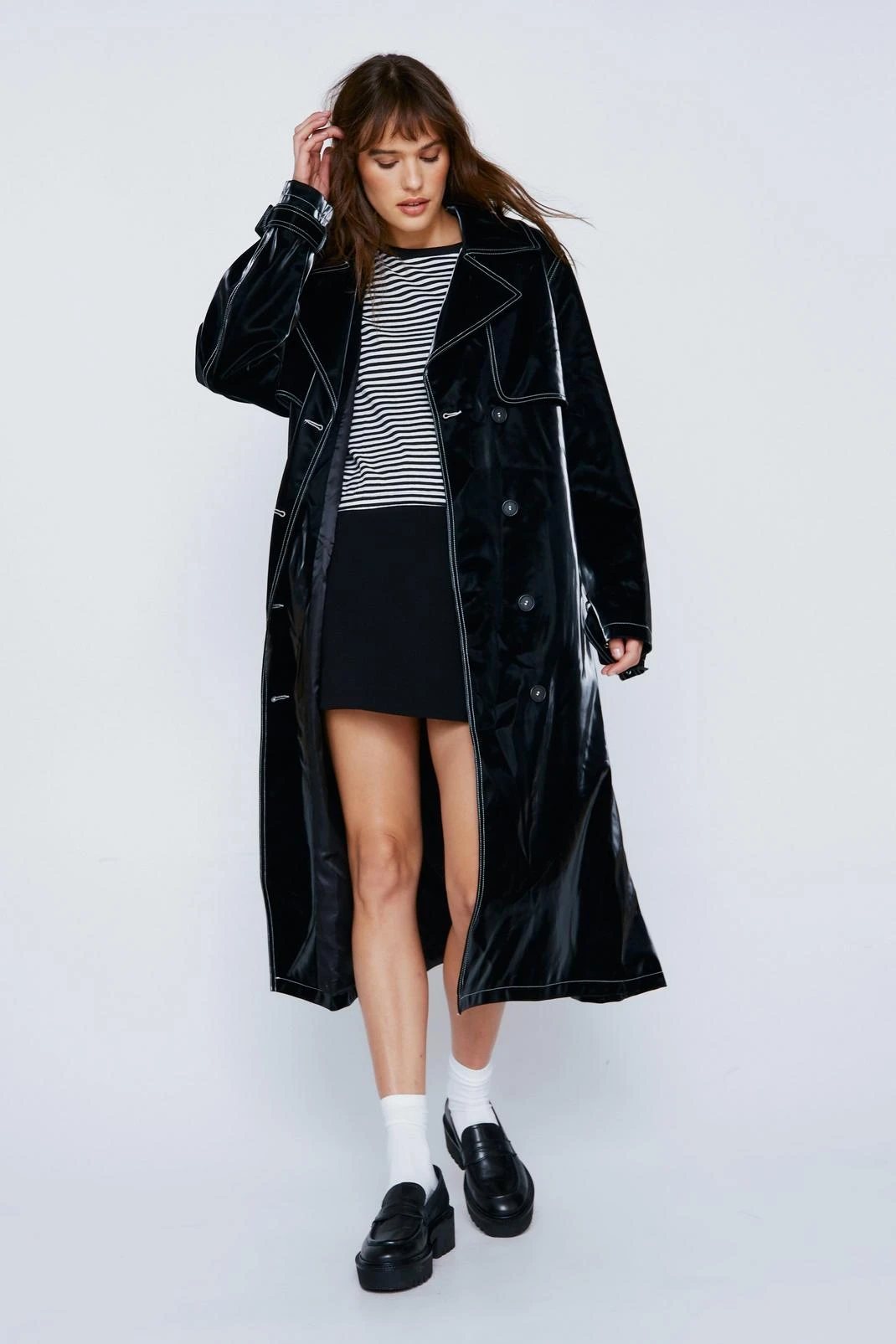 Relaxed Fit Stripe Long Sleeve T-shirt - Image 4