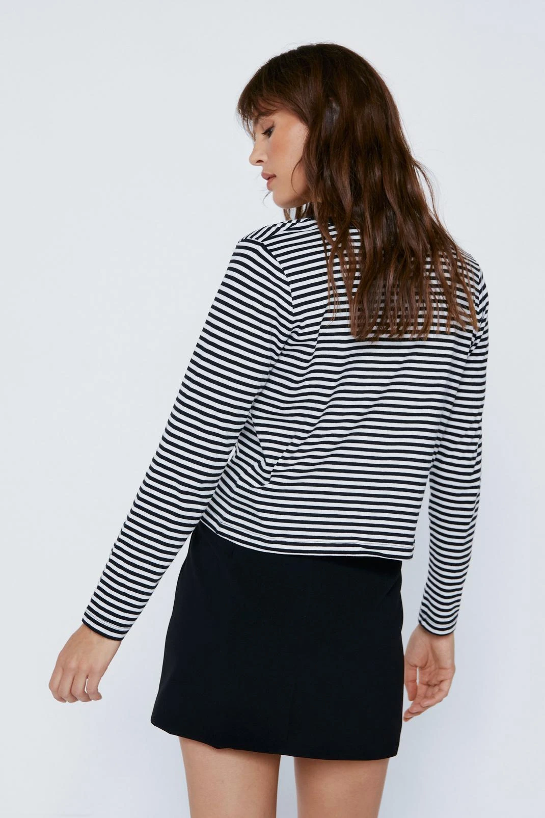 Relaxed Fit Stripe Long Sleeve T-shirt - Image 6