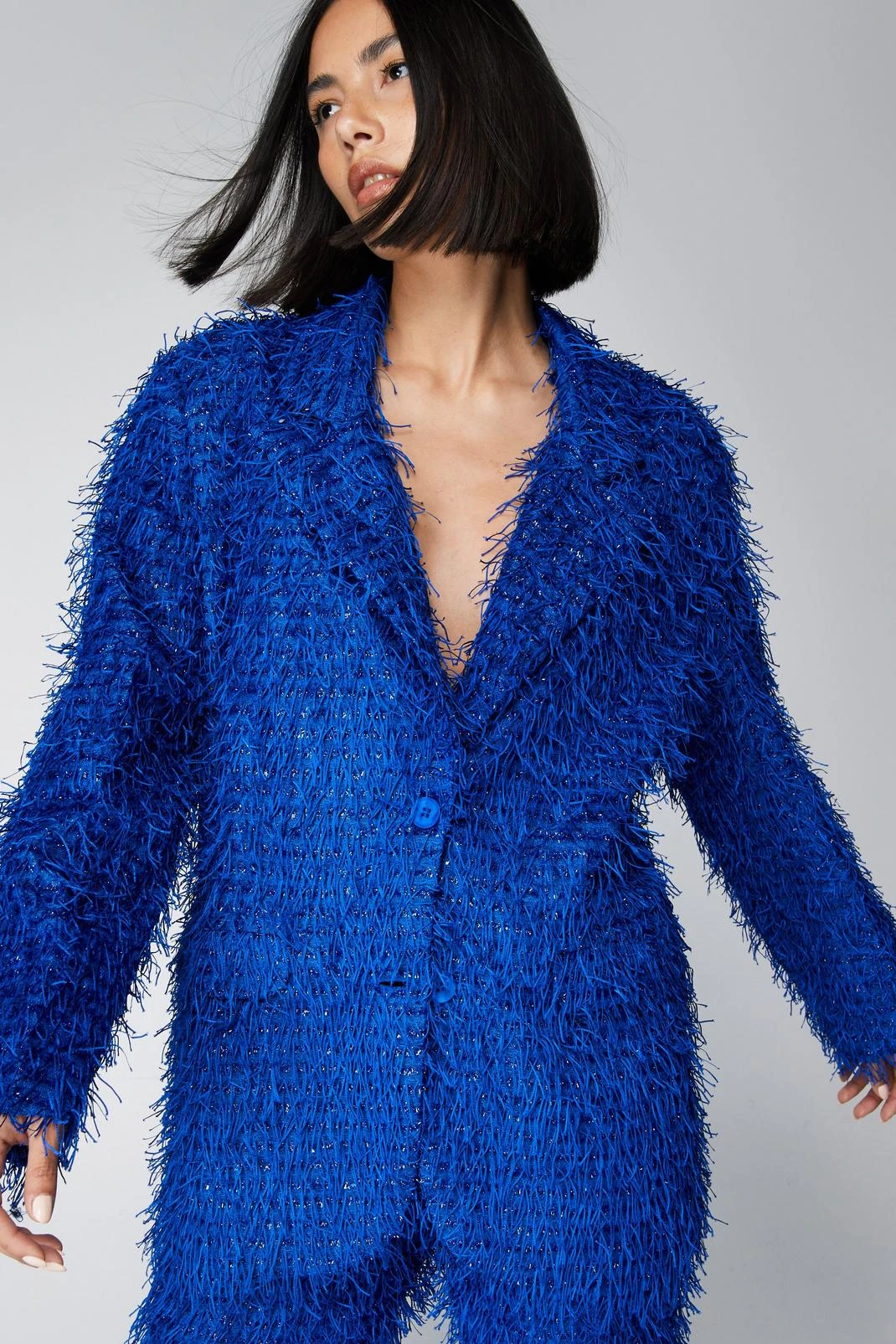 Premium Tassle Fabric Blazer - Image 4