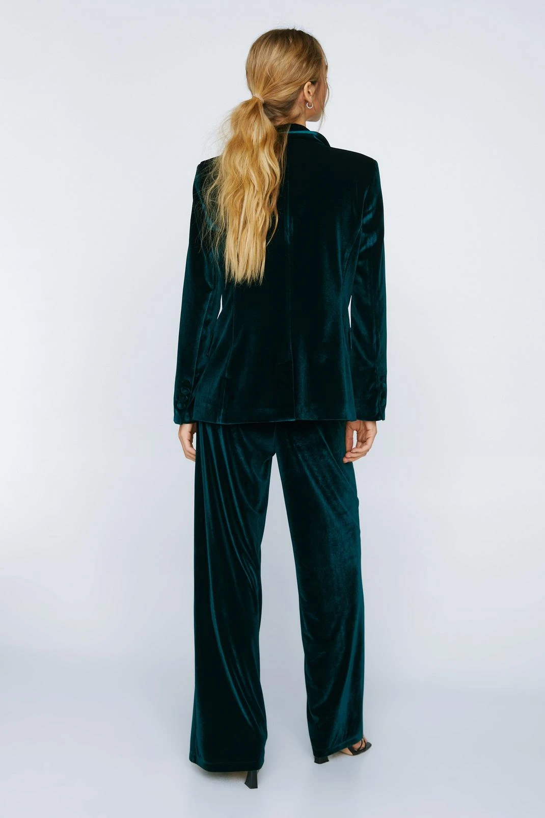 Velvet Tailored Pants - Image 3