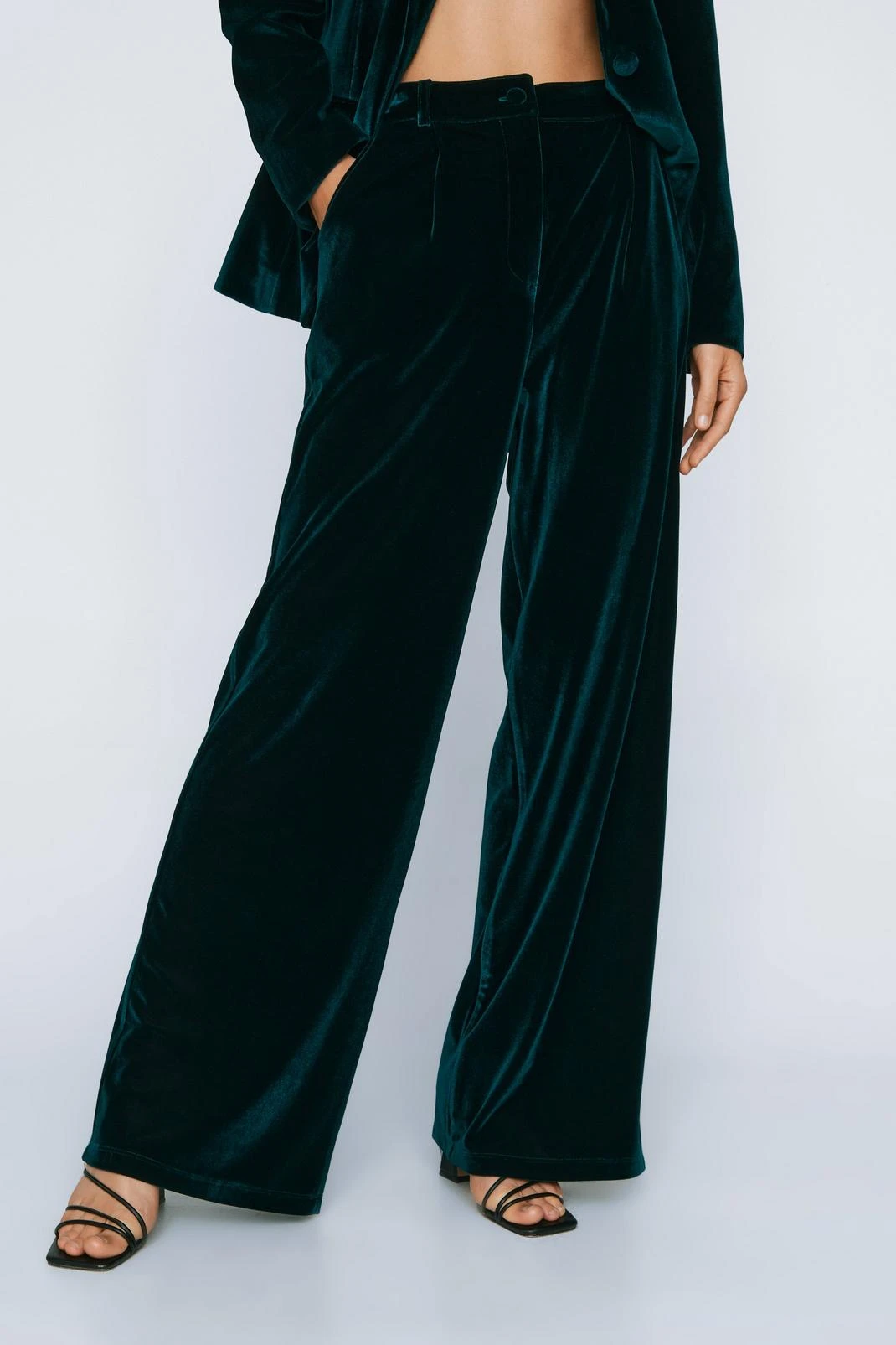 Velvet Tailored Pants