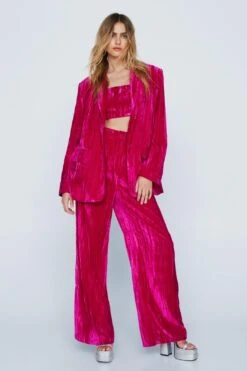 Premium Velvet Tailored Blazer