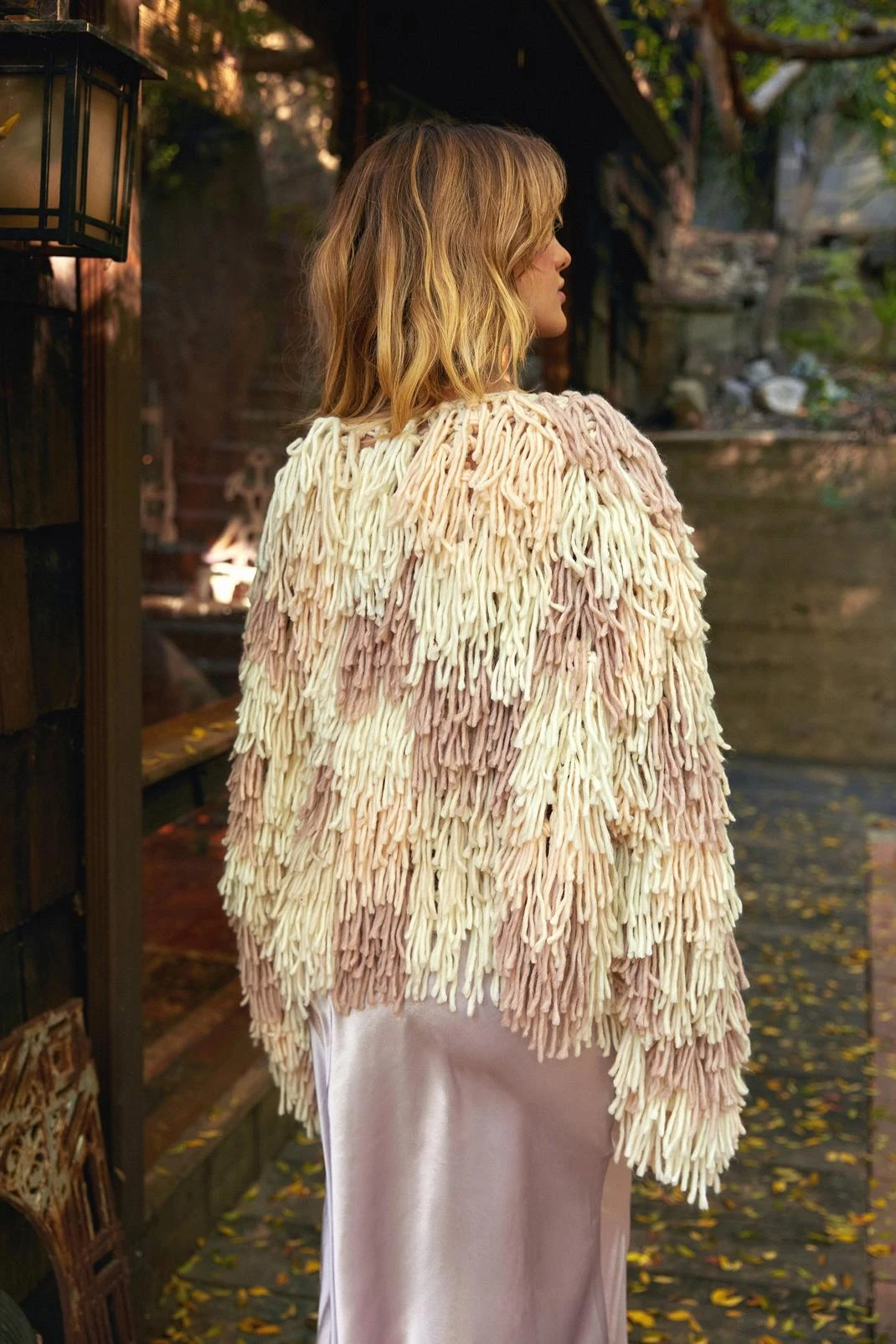 Multi Fringe Oversized Cardigan - Image 3