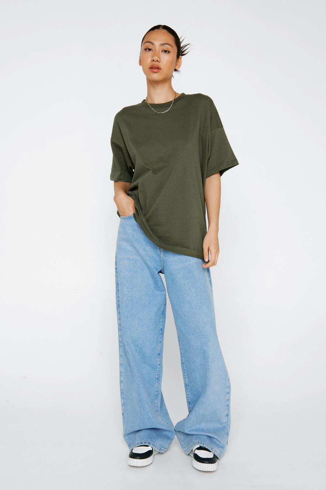 Oversized Cotton Short Sleeve T-Shirt