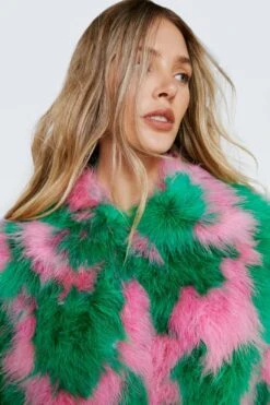 Premium Checkerboard Real Feather Jacket