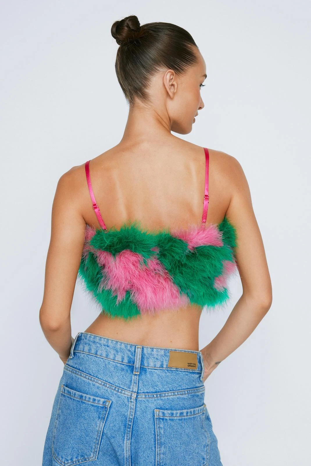 Premium Feather Checkerboard Cami Top - Image 3