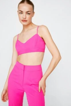 Tailored Cropped Two Piece Bralette
