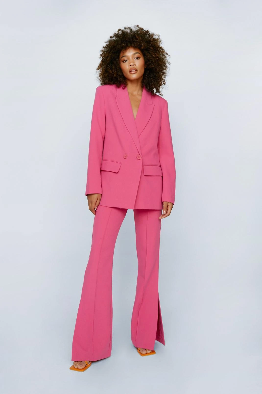 Tailored Pants With Side Splits - Image 2