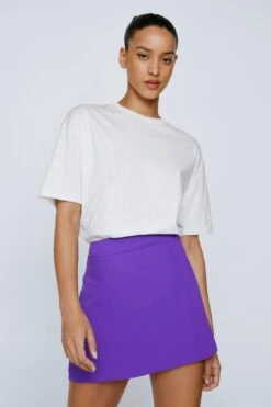 Premium Tailored Mini Skirt