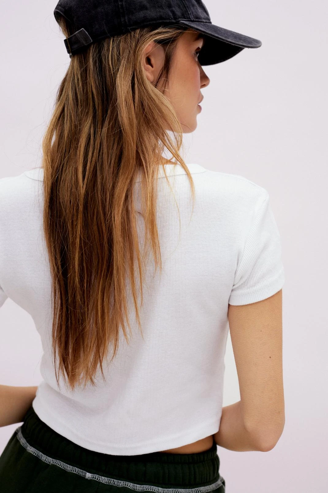 Ribbed Baby Fit T-shirt - Image 6