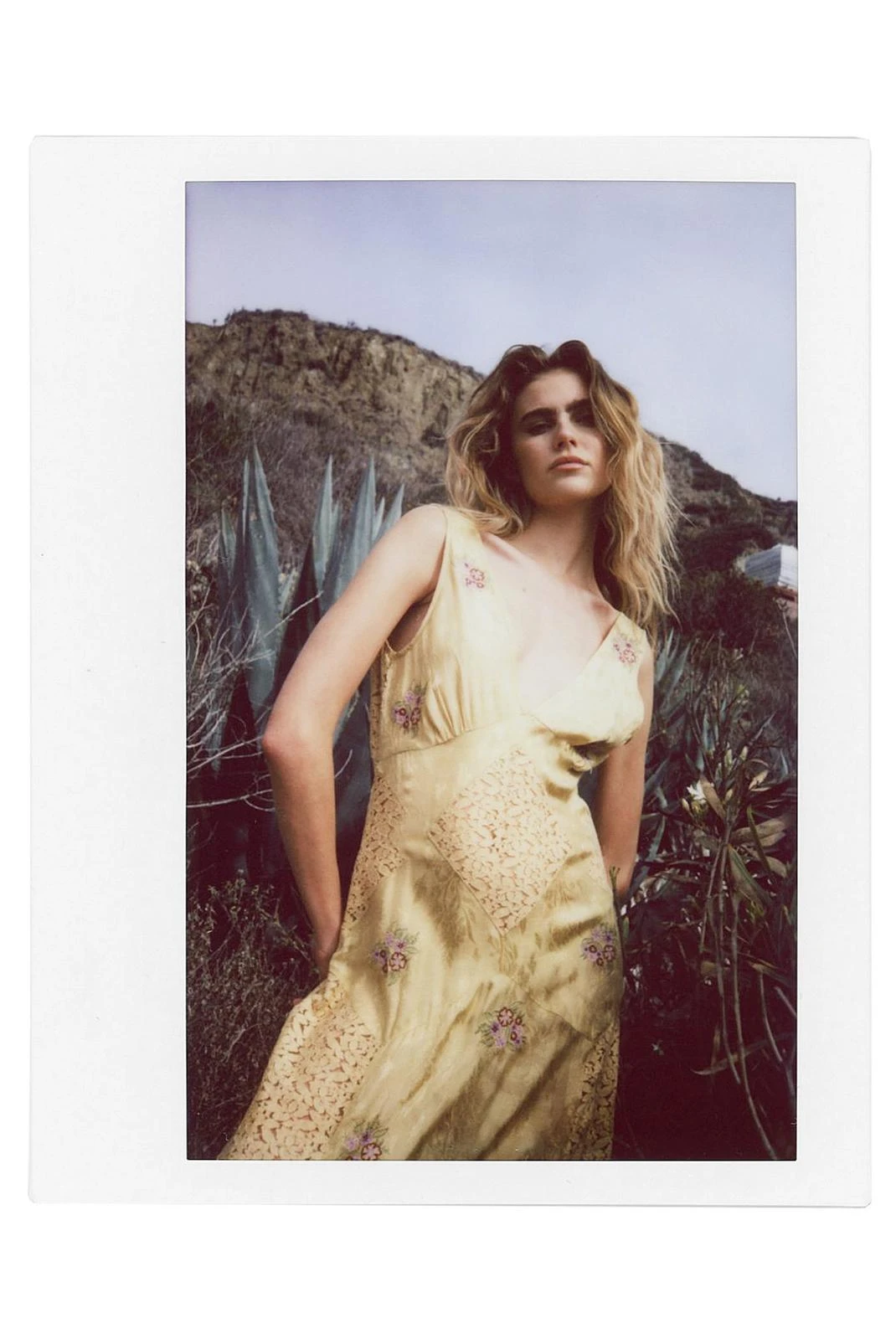 Jacquard Lace Panel Maxi Dress - Image 2